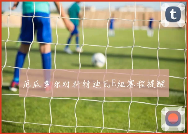 厄瓜多尔对科特迪瓦E组赛程提醒